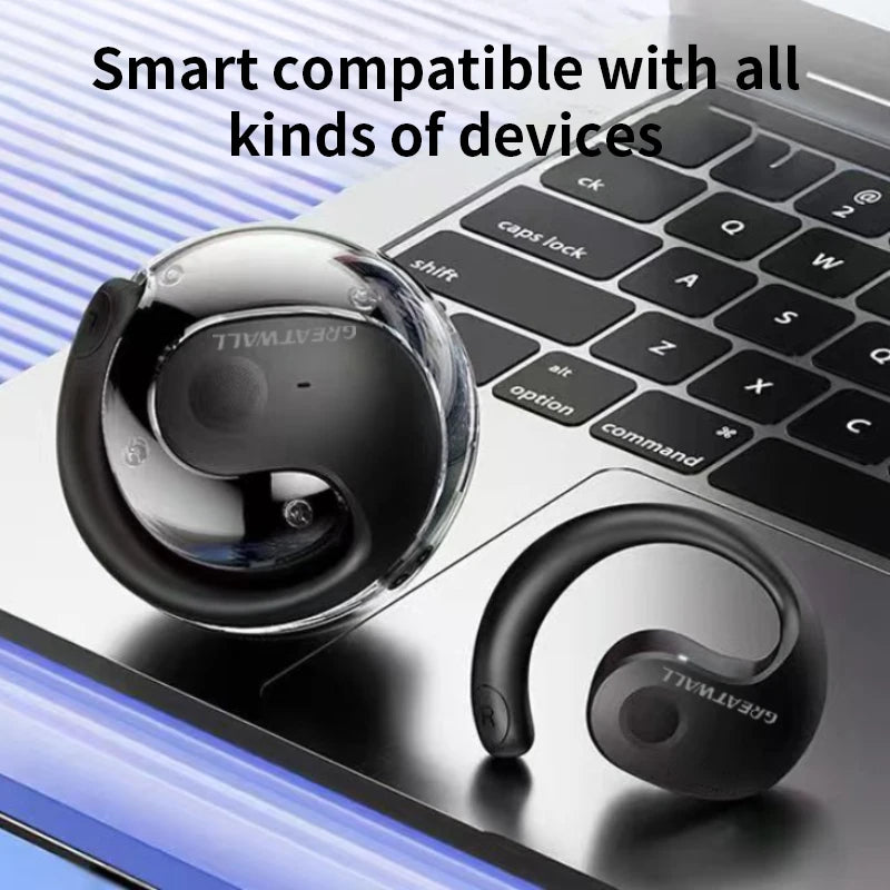 5.3 High Battery Life Portable Wireless Headphones Sports Exercise Headphones Gaming Low Latency Headphones